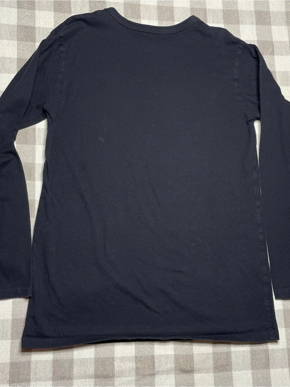 Black Long-Sleeve Football Graphic Tee